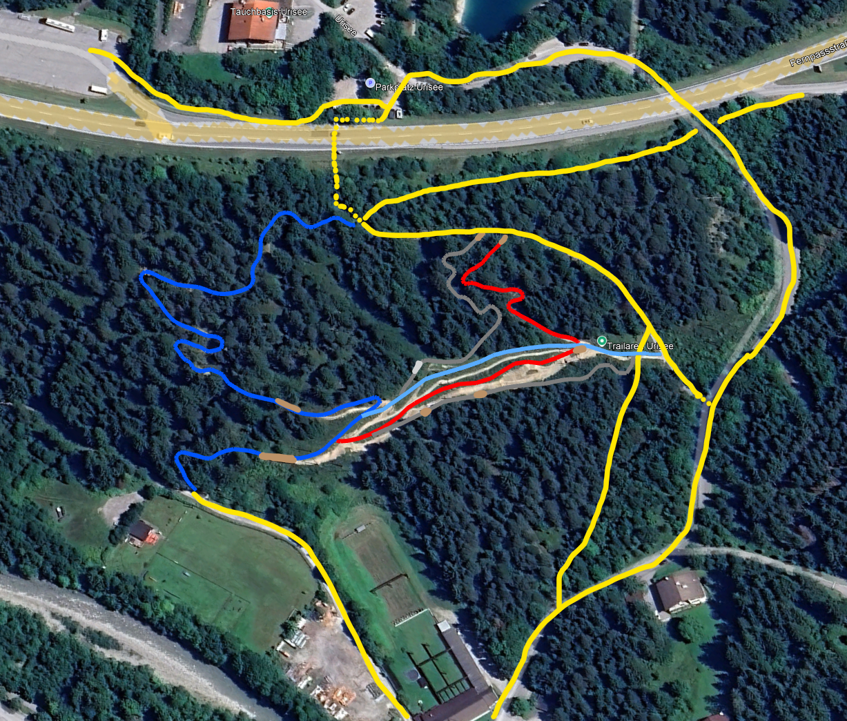 Wie kommt man zu den Starts der Strecken